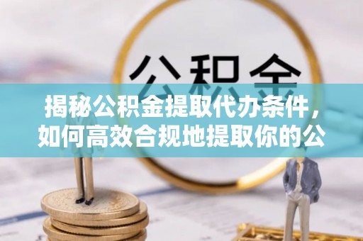 口湖揭秘公积金提取代办条件，如何高效合规地提取你的公积金