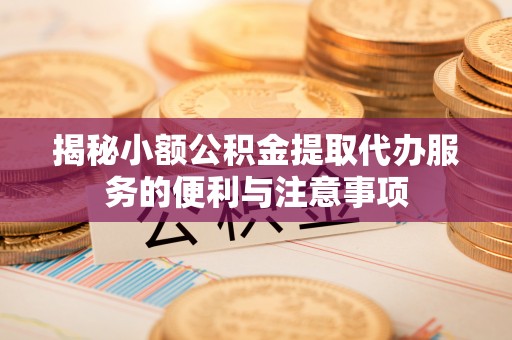 口湖揭秘小额公积金提取代办服务的便利与注意事项