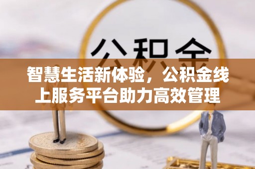 口湖智慧生活新体验，公积金线上服务平台助力高效管理