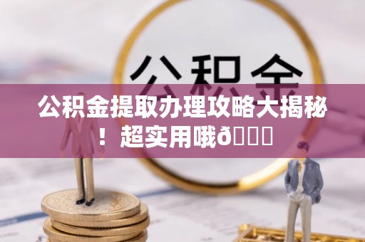 口湖公积金提取办理攻略大揭秘！超实用哦😉