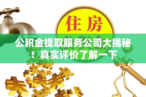 口湖公积金提取服务公司大揭秘！真实评价了解一下