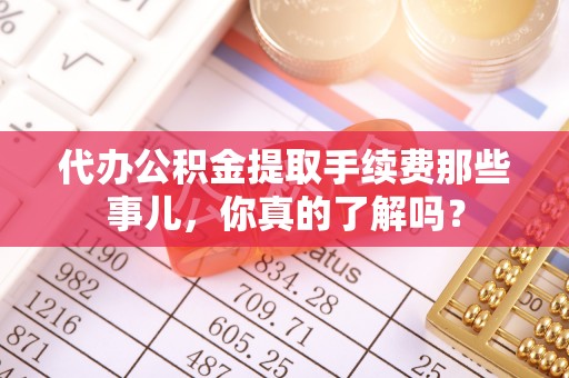 口湖代办公积金提取手续费那些事儿，你真的了解吗？