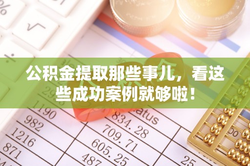 口湖公积金提取那些事儿，看这些成功案例就够啦！