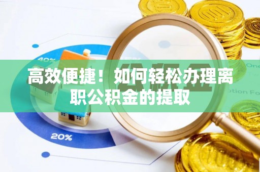 口湖高效便捷！如何轻松办理离职公积金的提取