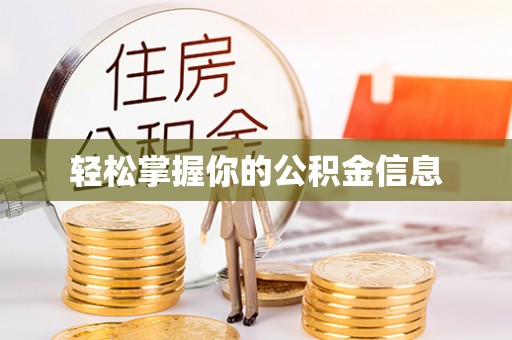 口湖轻松掌握你的公积金信息