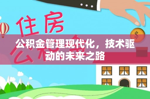 口湖公积金管理现代化，技术驱动的未来之路